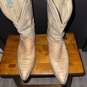 Bandino Snakeskin Cowboy Boots